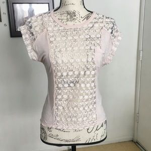 4/$20 Hollister Pastel Pink Short-sleeve Top